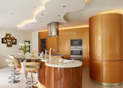 ایده های مختلف طراحی جزیره زیبا در آشپزخانه