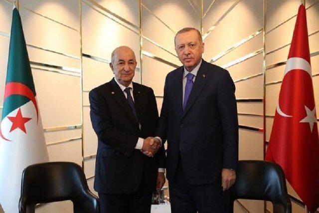 ملاقات روسای جمهوری ترکیه و الجزایر پشت درهای بسته