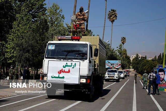 رژه یگان های نمونه ارتش در فارس