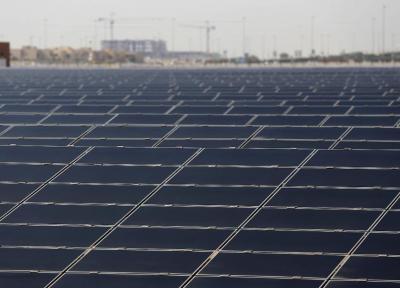 بزرگترین مزرعه خورشیدی جهان در ابوظبی
