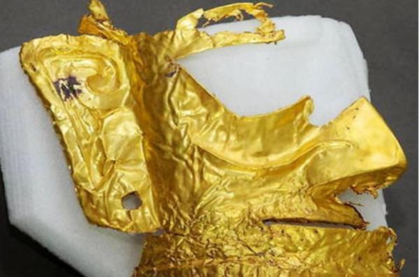 کشف ماسک طلای 3 هزار ساله در چین