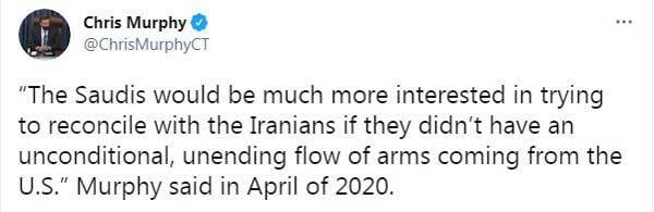 اگر تسلیحات آمریکا نبود، ریاض تمایل بیشتری برای رابطه با ایران داشت