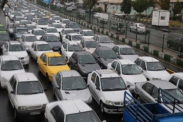 ترافیک سنگین در محور چالوس و آزادراه کرج ، قزوین