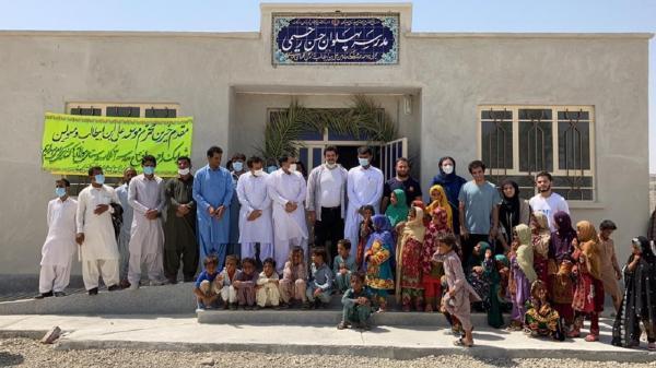 افتتاح مدرسه در منطقه محروم مرزی به نام حسن رحیمی